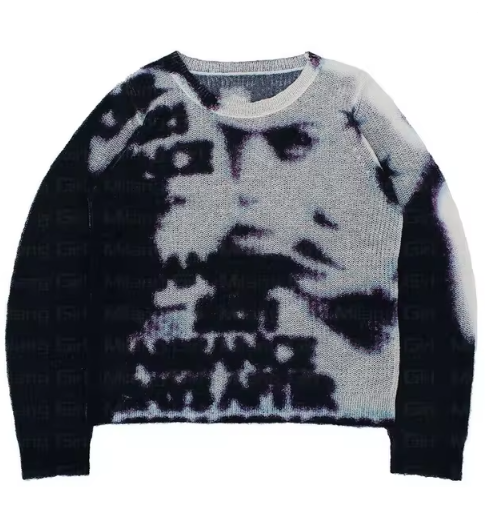 'Faded' Knitted Sweater